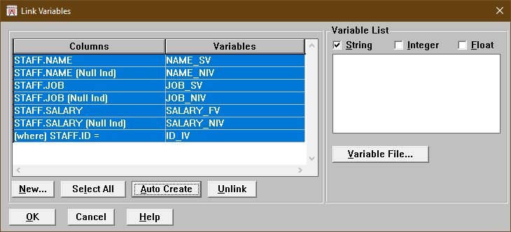 LinkVariablesDialogAutoCreate