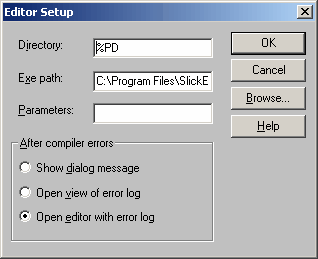 ProjectSetupEditor