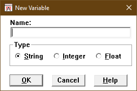 NewVariableDialog