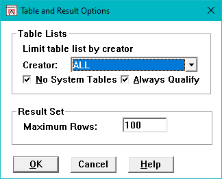 TableAndResultOptionsDialog